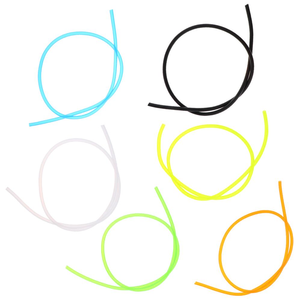 New 1M Motorcycle Fuel Oil Delivery Tube Hose Line Petrol Pipe Black