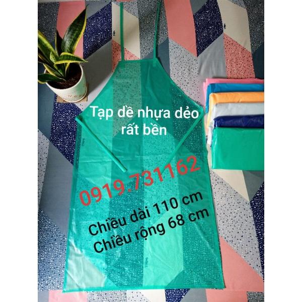 ( Sét 10 Cái ) Tạp Dề Nhựa Chống Thấm Nước. Yếm Nhựa Thủy Sản. Nhựa Dày Dùng Trong Chế Biến