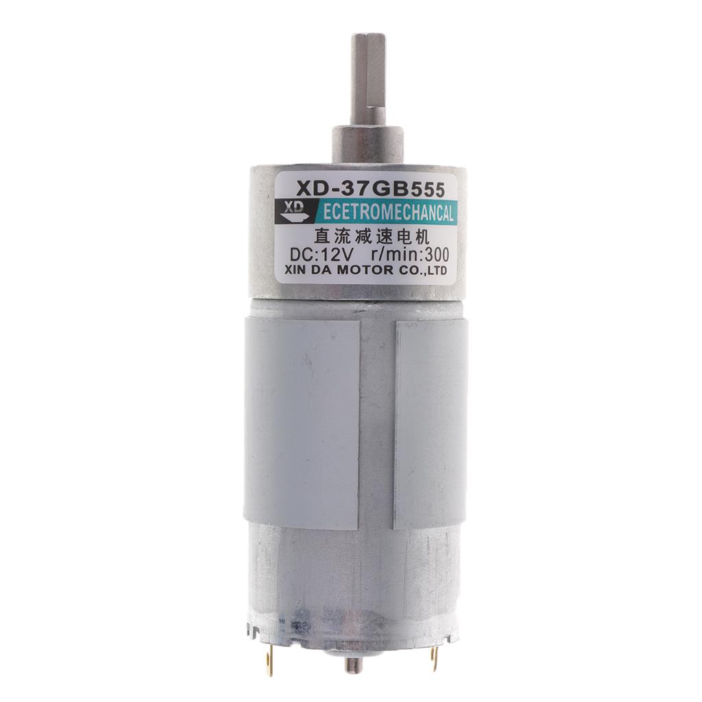 DC12V 15W 300RPM Micro Gear Motor Box High  Adjustable Motor Speed