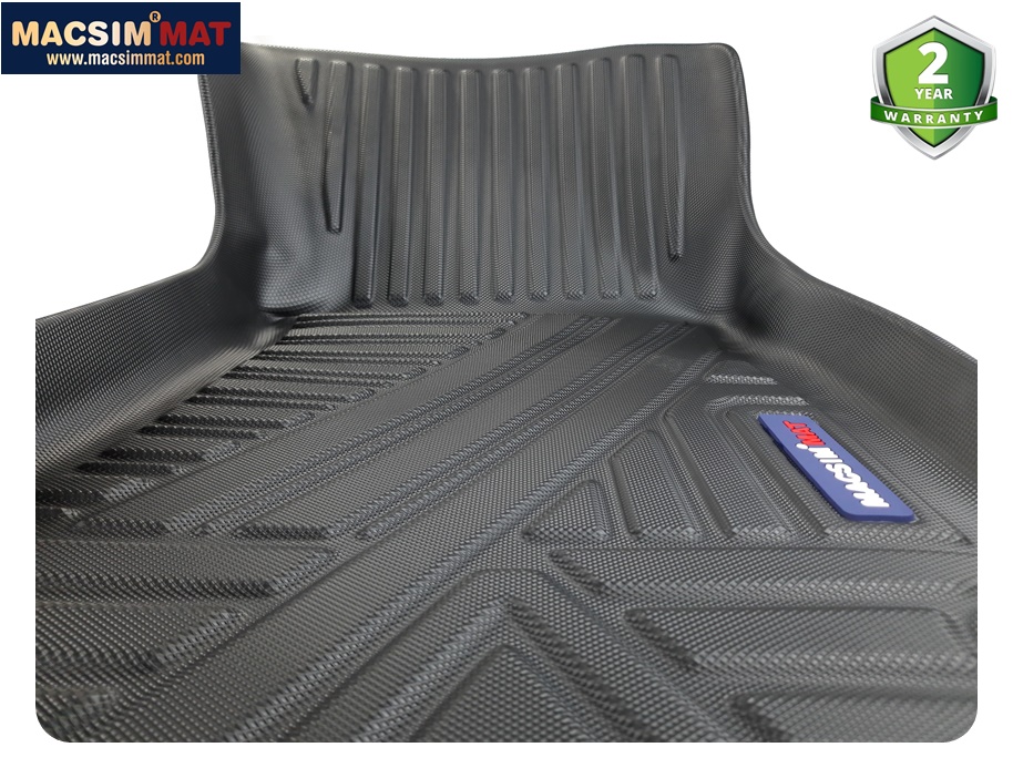 Thảm lót sàn xe ô tô Mercedes S Class 2014 - đến nay Nhãn hiệu Macsim chất liệu nhựa TPV màu đen.