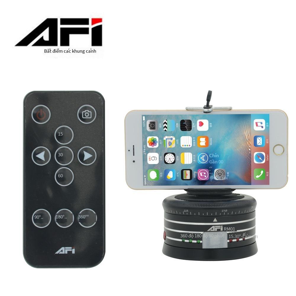 Giá thấp nhất AFI nhìn từ trên không MRA01 điện thoại di động xoay điện gimbal điều khiển từ xa toàn cảnh chụp ảnh SLR 360 độ