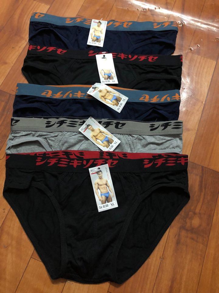 Combo 5 quần lót coton nam size XL