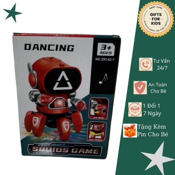 Đồ Chơi trẻ em robot nhảy múa phát nhạc phát sáng Squid Game