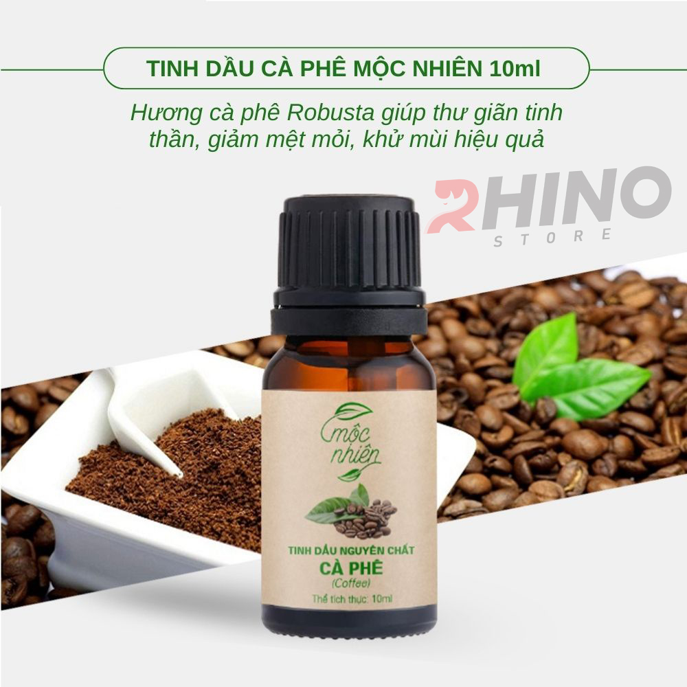 Tinh dầu Nhà Mộc nguyên chất Rhino T101 có kiểm định, treo xe, kẹp điều hòa: 10ml