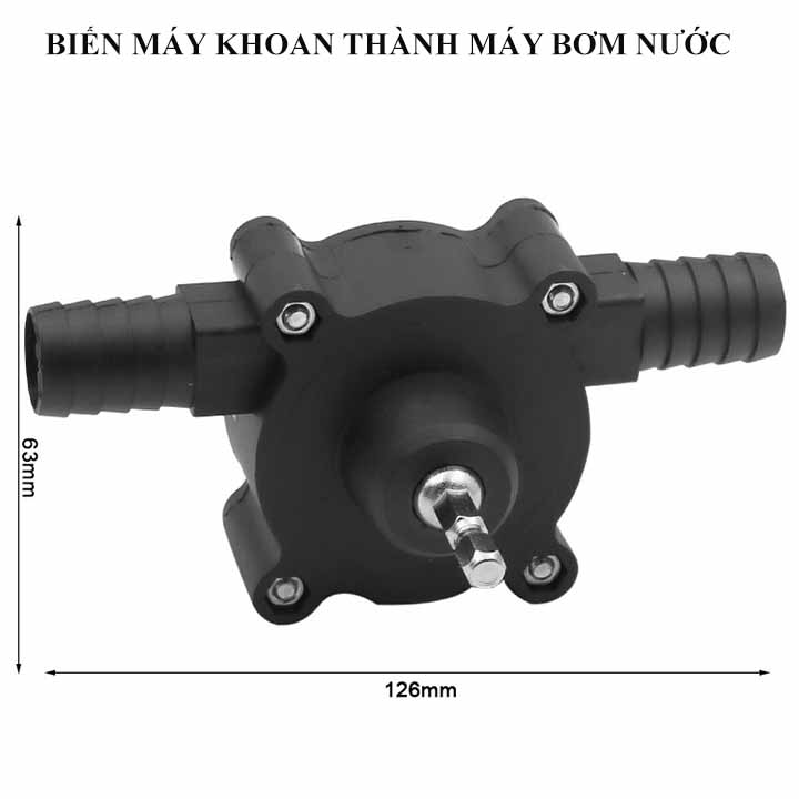 Đầu Chuyển Máy Khoan Thành Máy Bơm Nước, Hút Nước V2, Bơm Hút Cực Khỏe