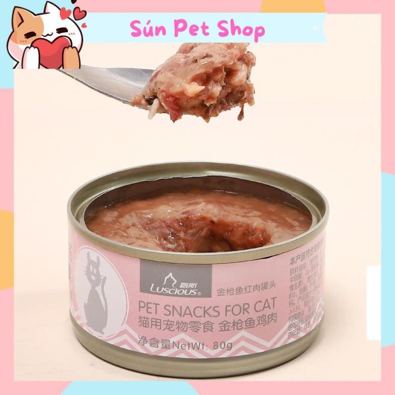 Pate cá ngừ Luscious cho mèo 80gr