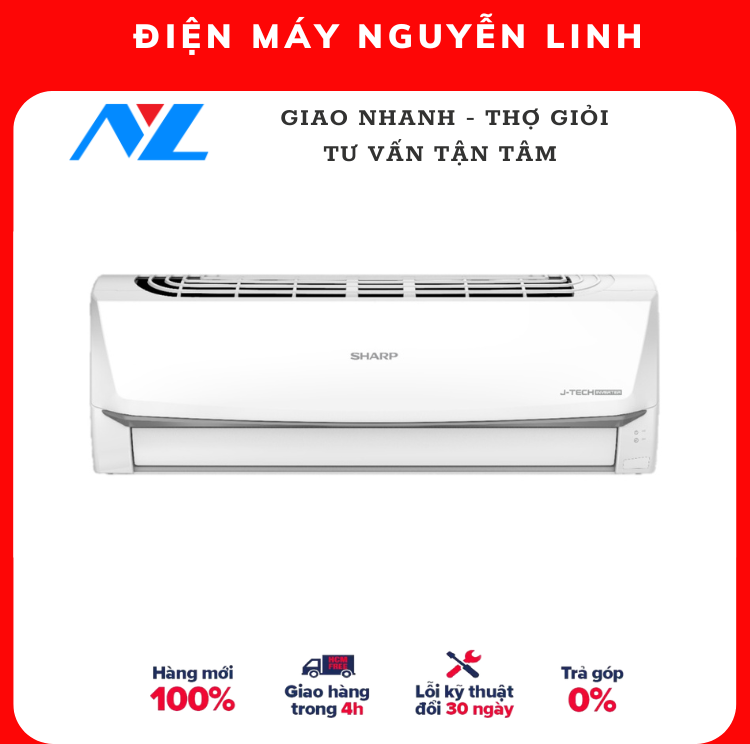 X13ZEW - Máy lạnh Sharp Inverter 1.5 HP AH-X13ZEW - Hàng chính hãng - Giao HCM