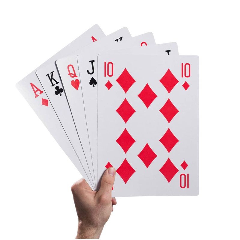 ĐỒ CHƠI NHÓM BỘ BÀI TÂY 52 LÁ KHỔNG LỒ (JUMBO PLAYING CARDS) BỘ BÀI TÂY GẤP 9 LẦN BÀI THƯỜNG