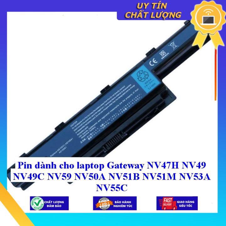 Pin dùng cho laptop Gateway NV47H NV49 NV49C NV59 NV50A NV51B NV51M NV53A NV55C - Hàng Nhập Khẩu  MIBAT206