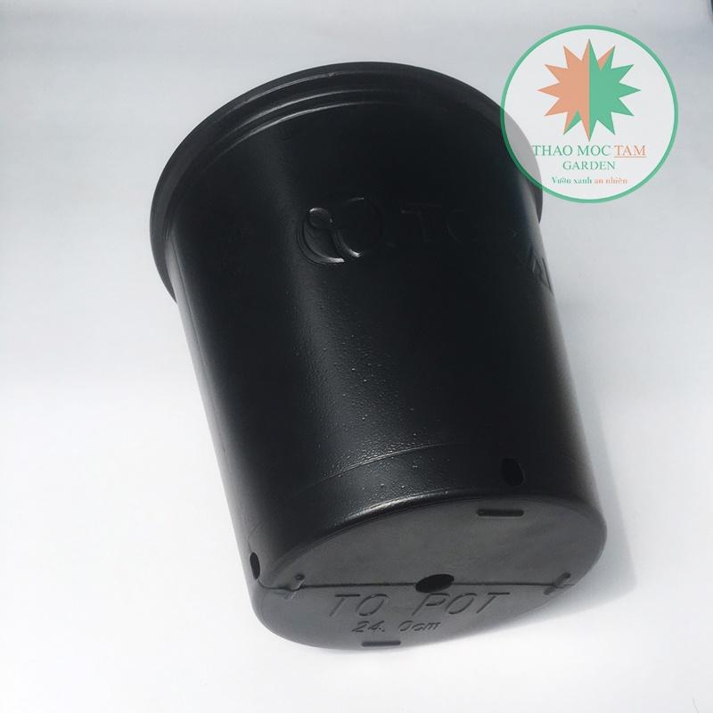 Chậu Trồng Cây 24x24cm TOKAI – Chậu to trồng cây chất lượng Nhật