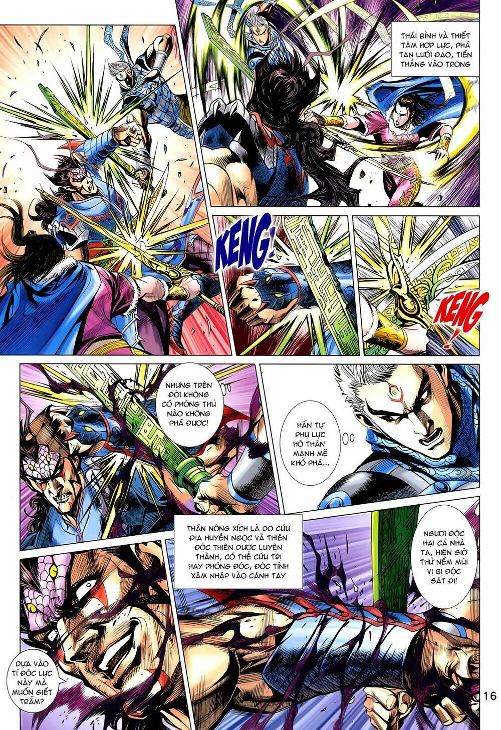 thần binh vấn thiên chapter 15 16