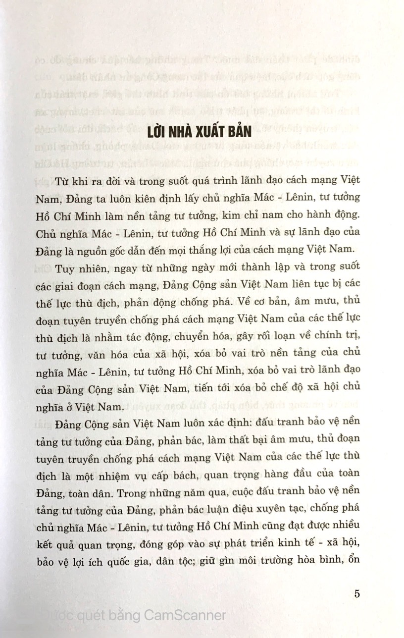 Công an nhân dân đấu tranh phản bác những luận điệu xuyên tạc chủ nghĩa Mác – Lênin, tư tưởng Hồ Chí Minh, góp phần bảo vệ nền tảng tư tưởng của Đảng Cộng sản Việt Nam trong tình hình mới