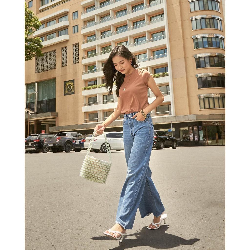 TheBlueTshirt -  Quần Jeans Ống Rộng Nữ - The City Wide Leg Jeans