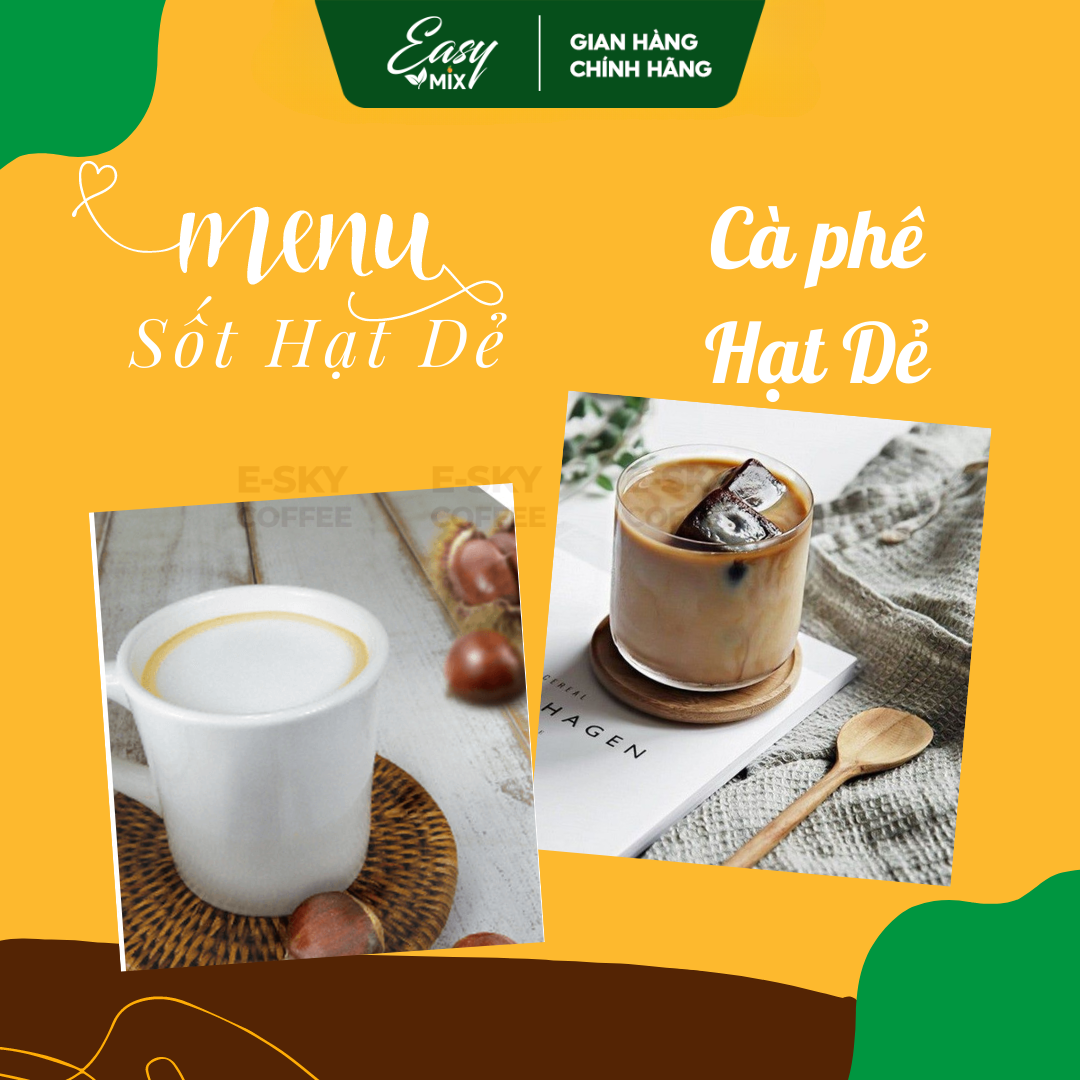 Sốt Hạt Dẻ Pomona Maroon Sauce Nguyên Liệu Pha Chế Cà Phê Trà Sữa Hàn Quốc Chai 2kg