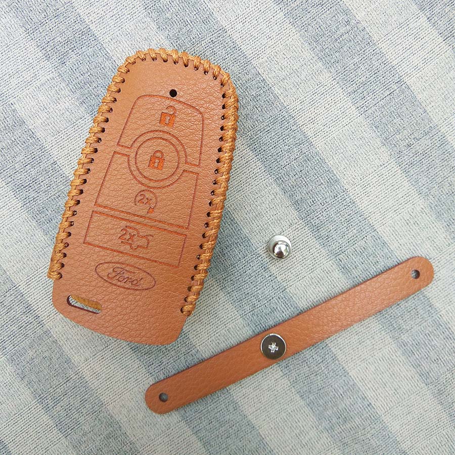 Bao da chìa khóa smartkey xe Ford Explorer 2019