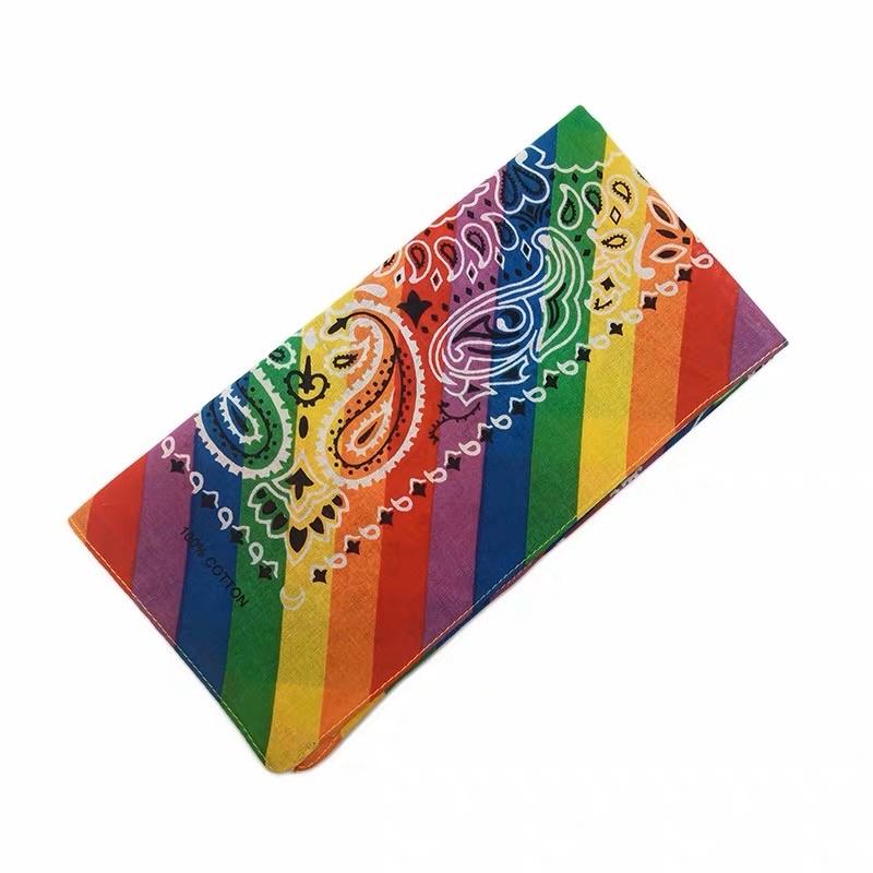 Khăn bandana cotton 7 màu size 55x55cm - Maben