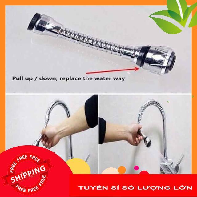 Vòi Rửa Bát INOX Vòi Tăng Áp Xoay 360 Độ có sỉ