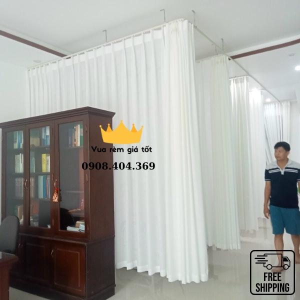 Rèm Von trắng mềm mịn cao cấp decor trang trí siêu đẹp