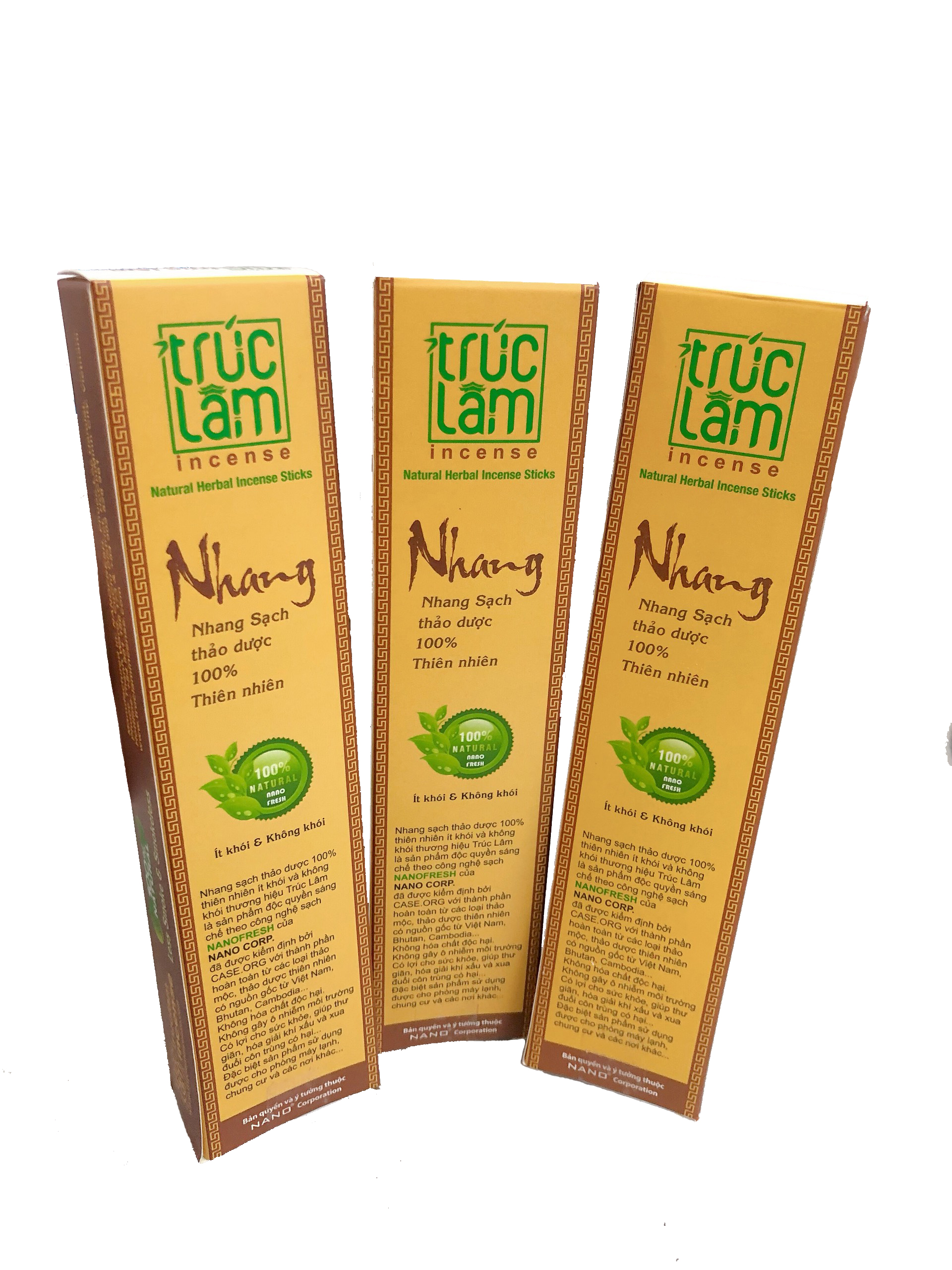 NHANG SẠCH THẢO DƯỢC TRÚC LÂM - HOÀNG ĐÀN 20cm ÍT KHÓI