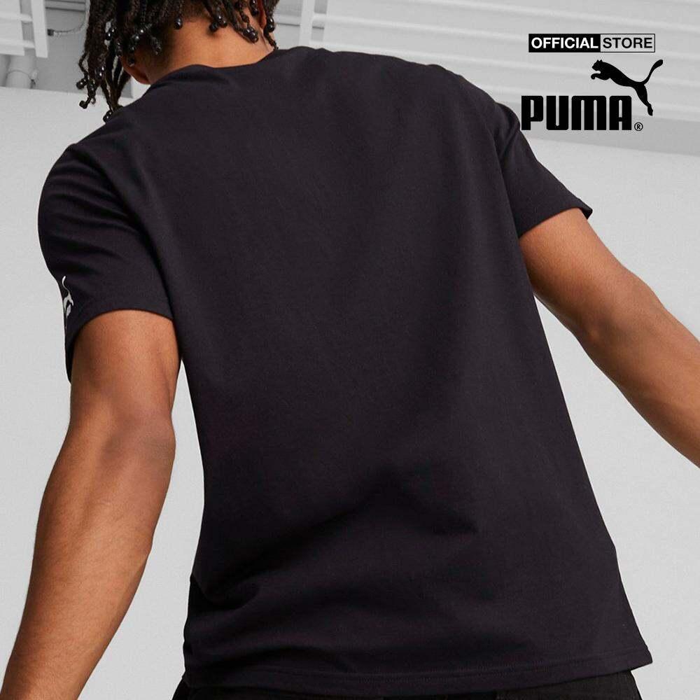 PUMA - Áo thun nam cổ tròn tay ngắn Classics Graphic 539460