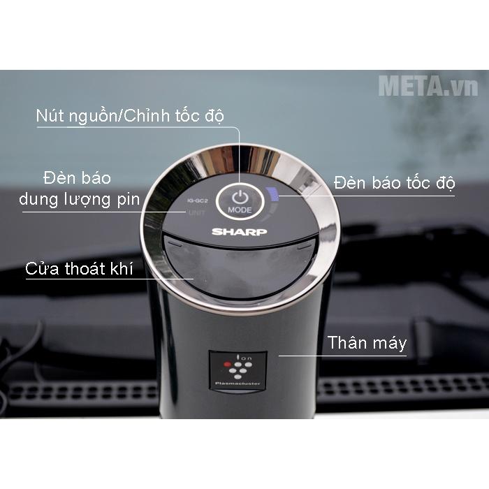 Máy Lọc Không Khí Xe Hơi Sharp IG-GC2E-B/N/P - Hàng chính hãng