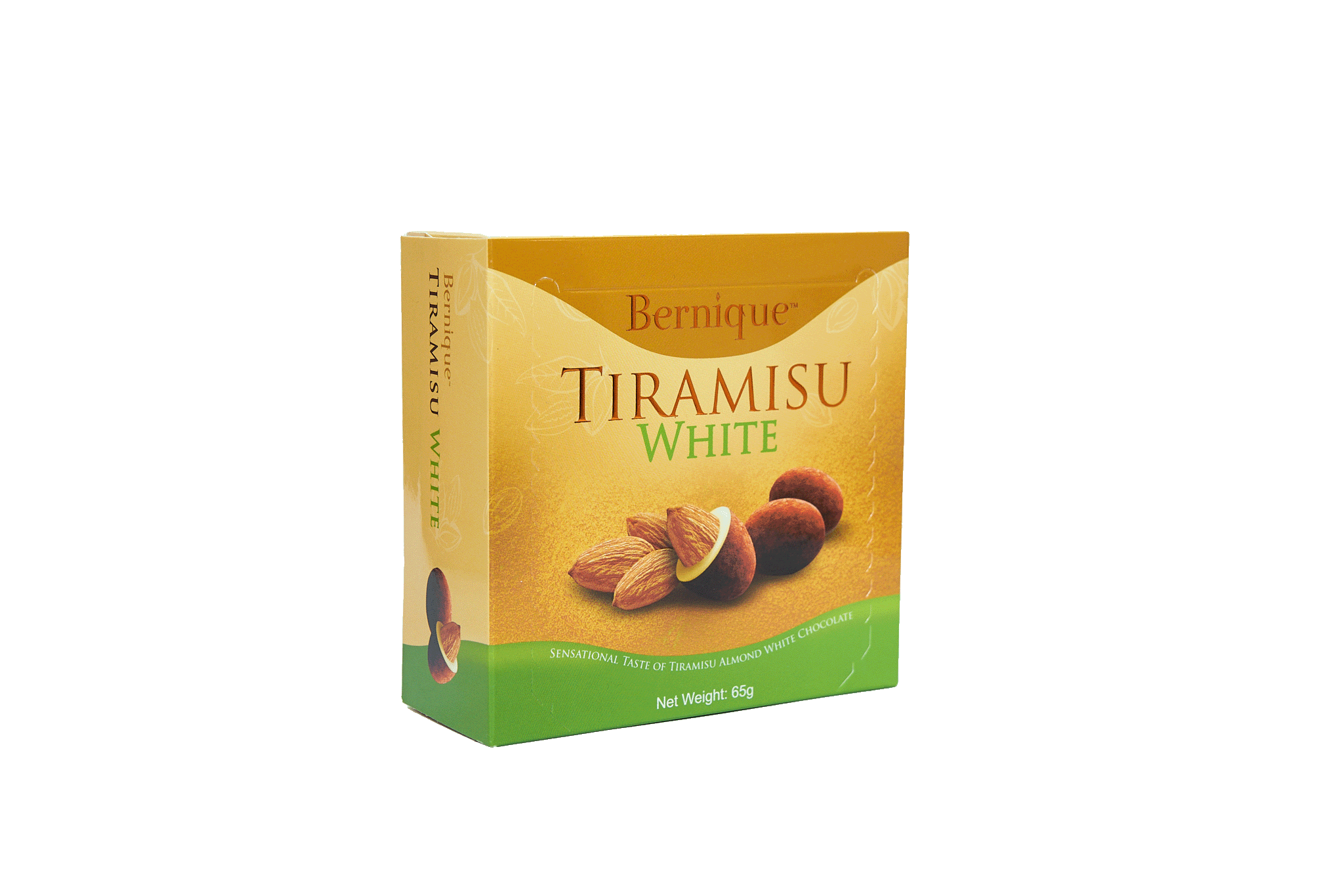 Chocolate Trắng Tiramisu Hạnh Nhân Bernique Malaysia- Chocolate White Tiramisu Almond Bernique 65g/1box