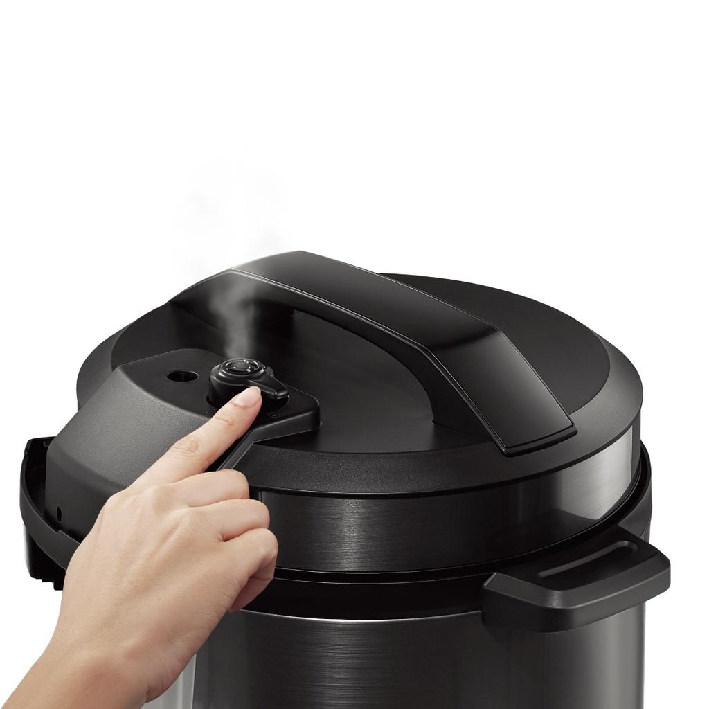 Nồi áp suất điện tử Lock&Lock EJP666SLV 6 lít - Hàng chính hãng, 11 chế độ cài sẵn, hẹn giờ nấu, giữ ấm - Hapos