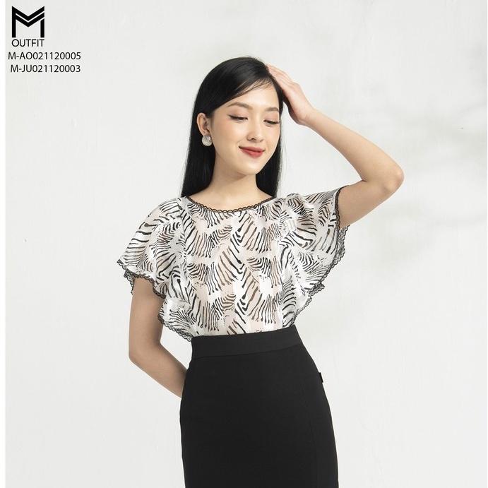 Sơ mi hoạ tiết MMOutfit M-AO021120005