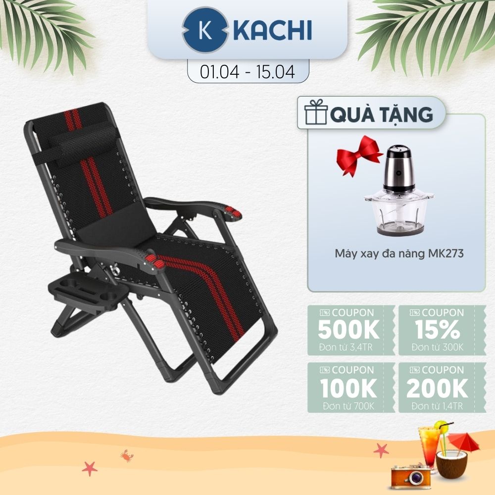 Ghế Xếp Có Massage Tay Kachi MK234 – Kèm Khay Để Ly