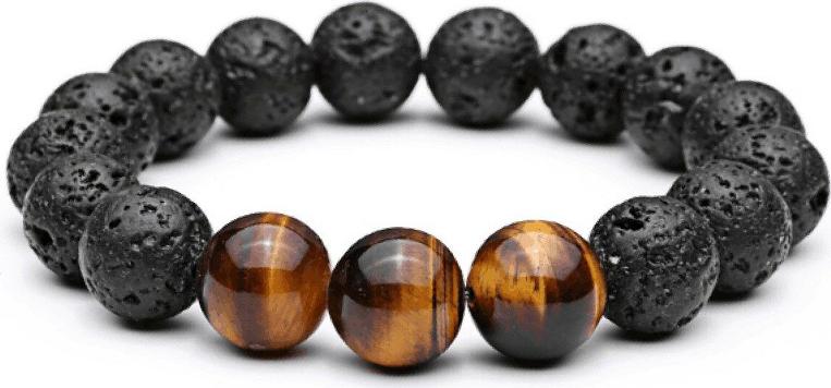 Vòng Tay Chuỗi Hạt Đá Thiên Thạch Đá Opal Mắt Hổ Tự Nhiên 11MM GEMBANK