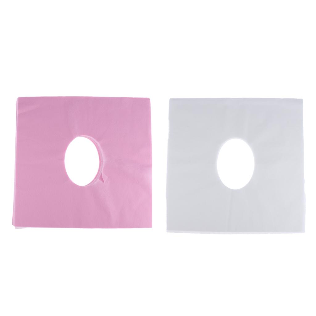 100pcs Non-woven Massage Disposable Headrest Paper/Face Pillow Cushion Cover