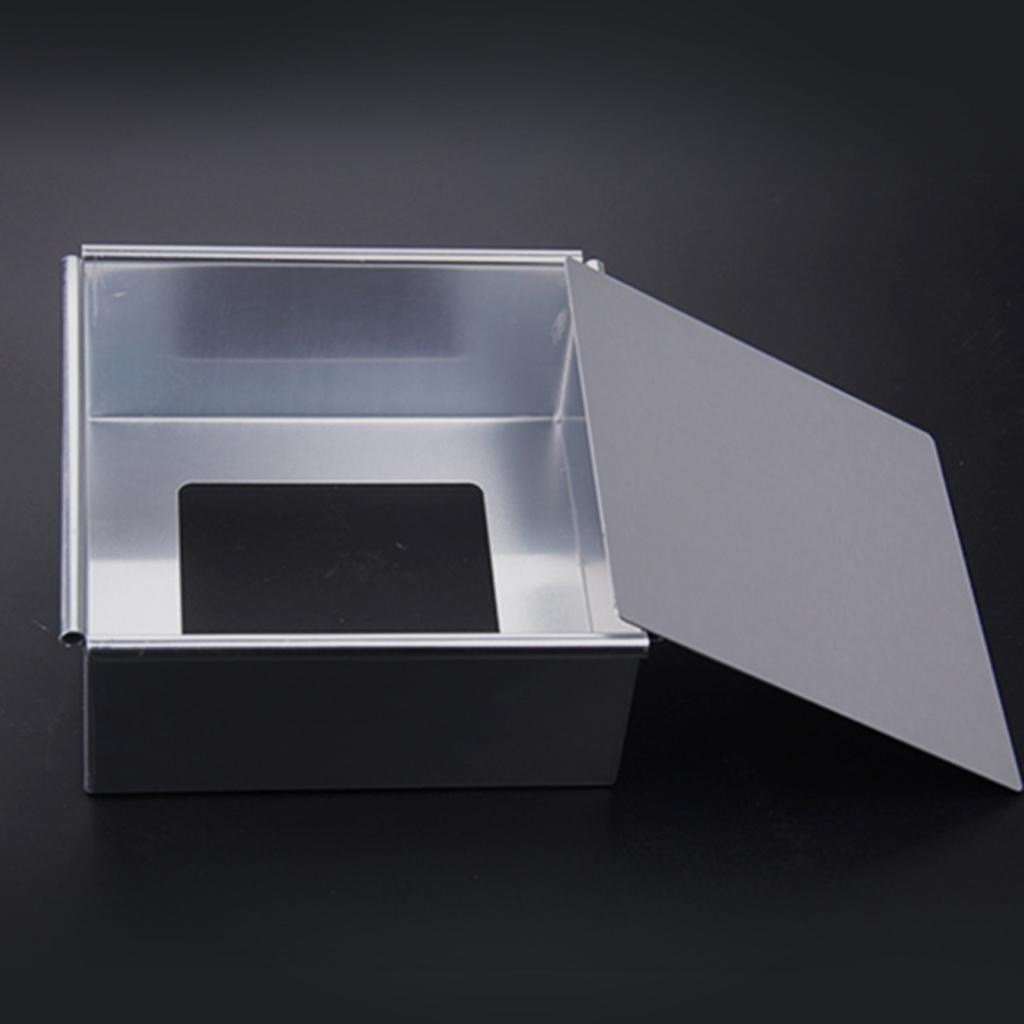 2Pcs Aluminium Alloy Cake Mold Removable Bottom Bread Toast Cake Pan Molds