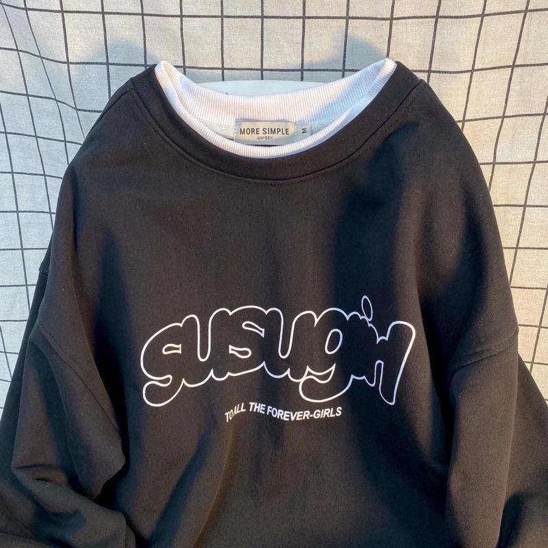 Áo khoác Sweater nỉ SUSU.GIRL Cute Áo khoác nỉ phong cách Hàn Quốc Unisex - Life Unisex