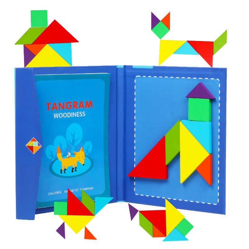 Đồ chơi gỗ Bộ xếp hình Tangram