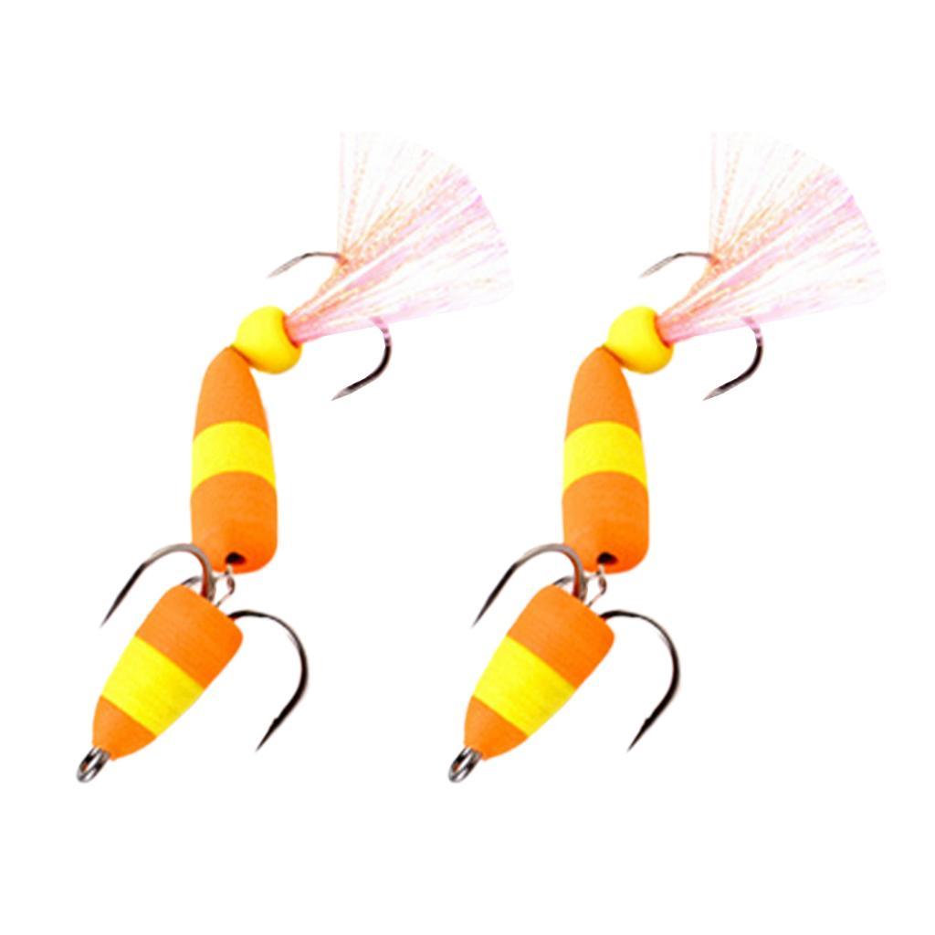 2pcs Topwater Floating Artificial Baits Crankbaits Jerkbaits Swimbaits