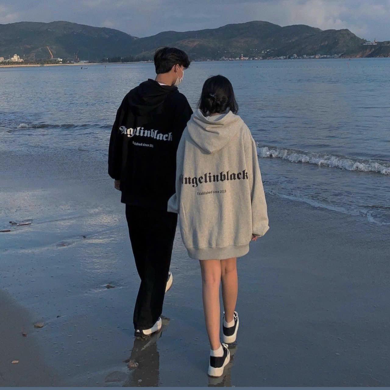 [FREESHIP] Áo Hoodie Nam Nữ Dáng Form Rộng Chất Vải Dày Mát Mẻ In Chữ Siêu Nổi Gợi Lên Sự Cá Tính Áo Đẹp Hàng Hot Trend HTM FASHION - Đen