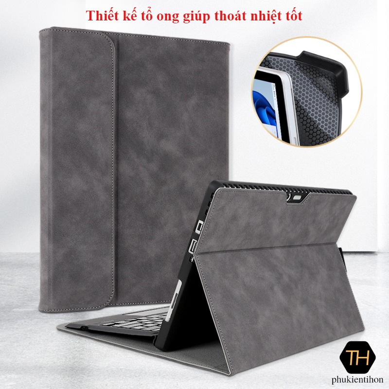 Bao Da Microsoft Surface Pro 9 JRC Ốp TPU Mềm, Vỏ Ngoài PU - Hàng nhập khẩu