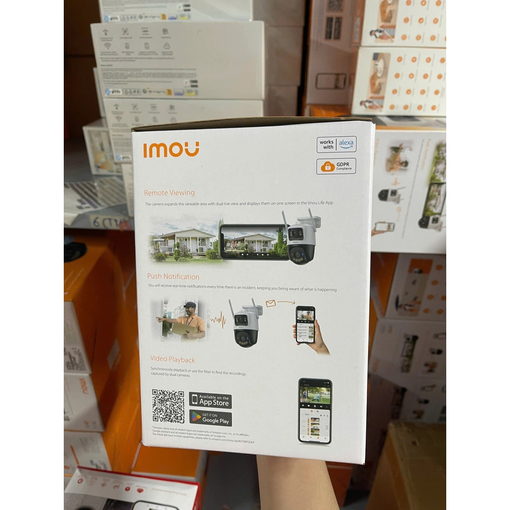 Camera Dùng SIM 4G IMOU Cruiser Dual 2C 4G IPC-S7XCP-6M1TED-EU - Hàng chính hãng