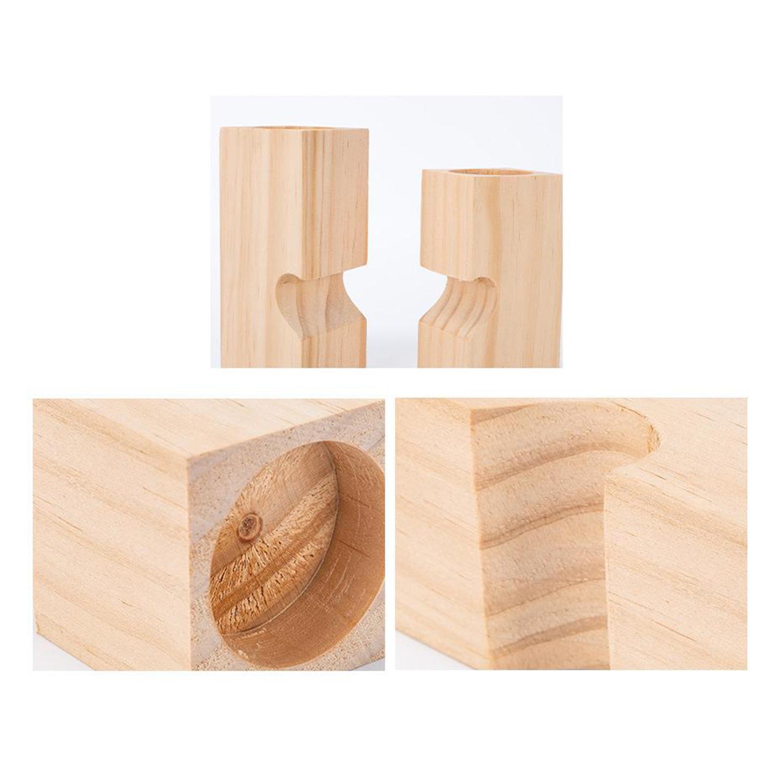 Farmhouse Decor Wooden Tealight Candle Holder Christmas Candle Holder Rustic Christmas Decor, for Party Home Wedding