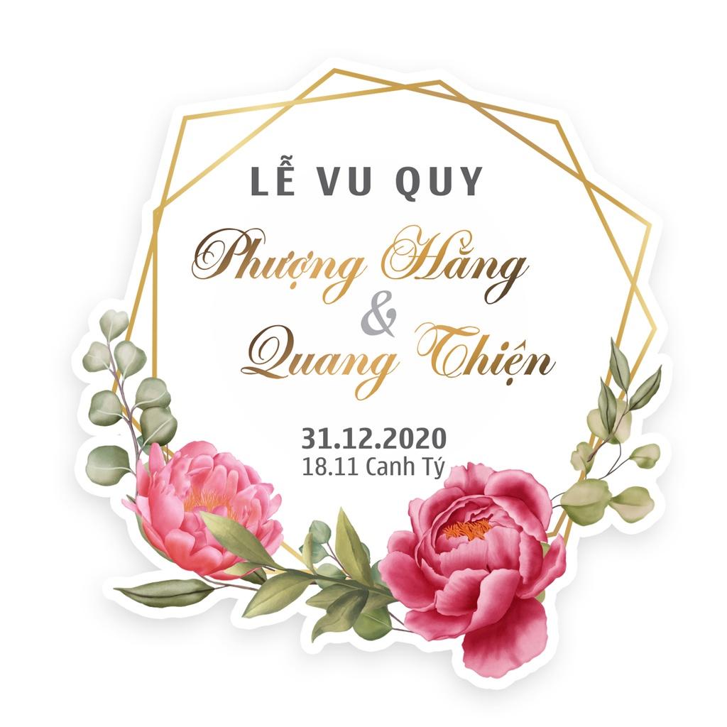 Bảng Cưới, Bảng Đón Khách Để Cổng Cưới, Trang Trí Đám Cưới__DECAL VIP