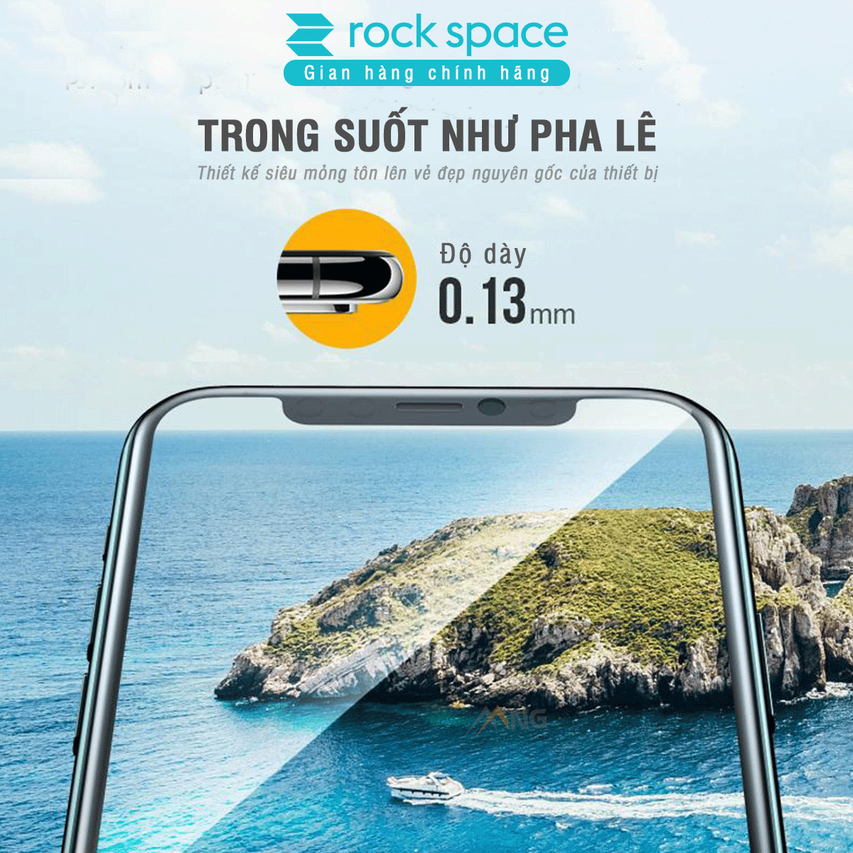 Miếng dán dẻo cường lực PPF công nghệ cao Rockspace được phủ nano chống nướng dành cho mọi loại máy, dán mặt trước, sau,full máy - Hàng chính hãng