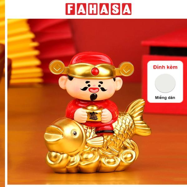 Tượng Thần Tài Cá Lắc - Trang Trí Tết - 8806 - Cá Vàng
