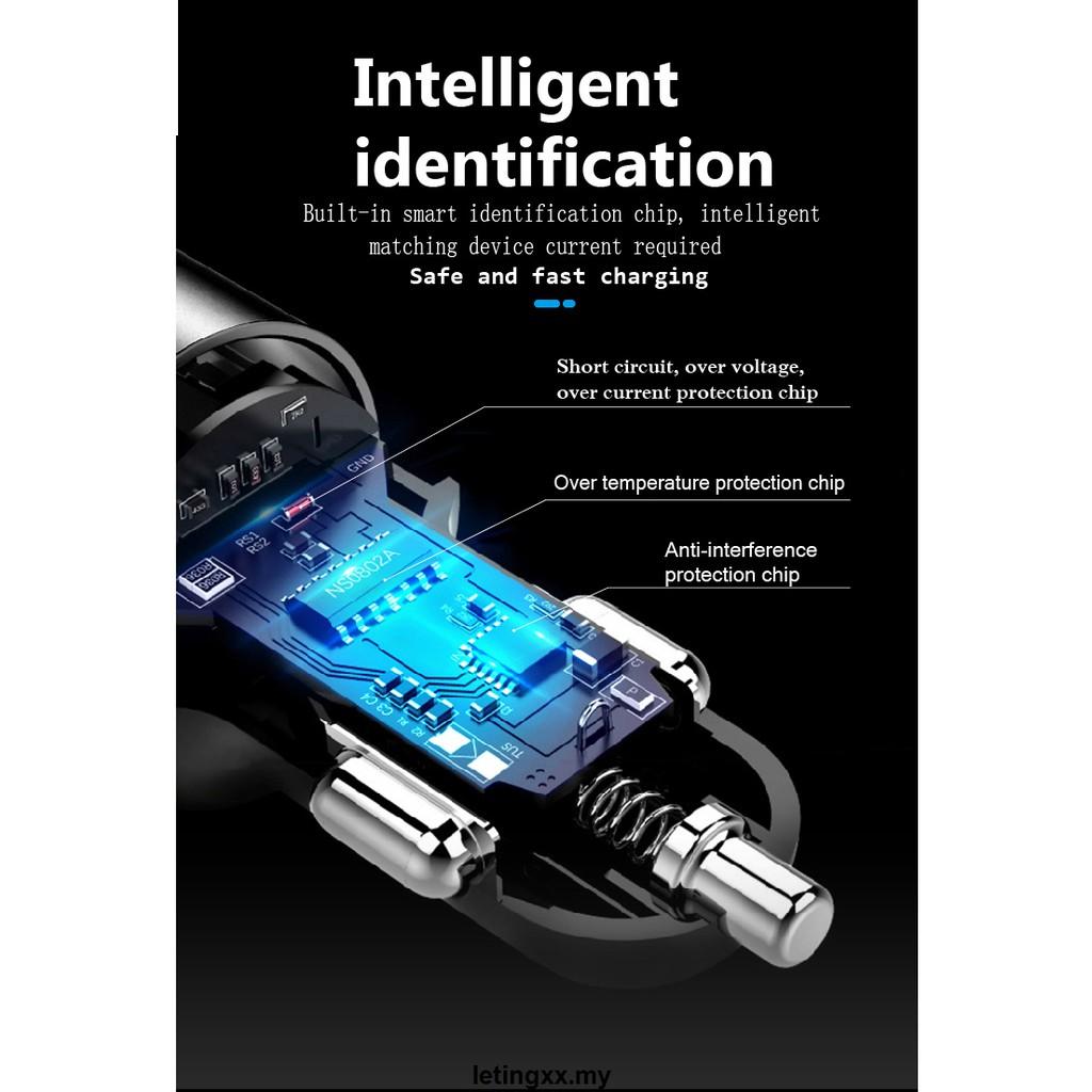 Máy Nghe Nhạc Mp3 Kết Nối Bluetooth 5.0 Usb Qc3.0 Cho Xe Hơi