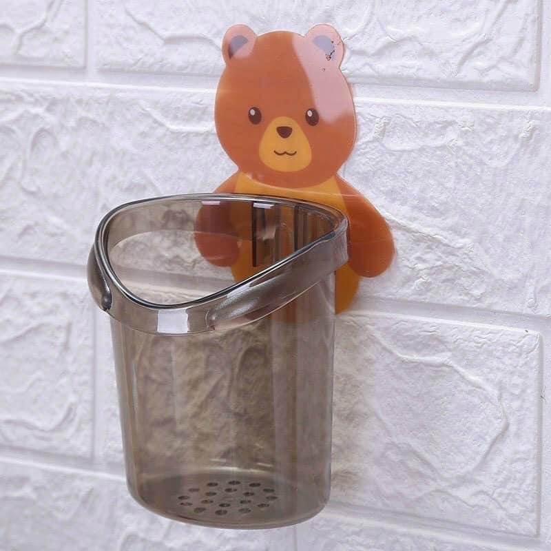 Cốc gấu đựng bàn chải đánh răng nhà tắm
