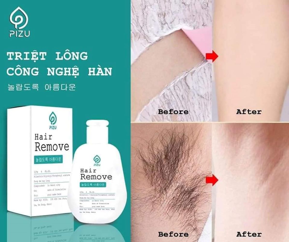 Kem tẩy lông bikini vùng kín Hair Remove công nghệ Power Plus của hàn Quốc 120g không gây kích ứng, an toàn cho mọi loại da và cho cả da nhạy cảm nhất