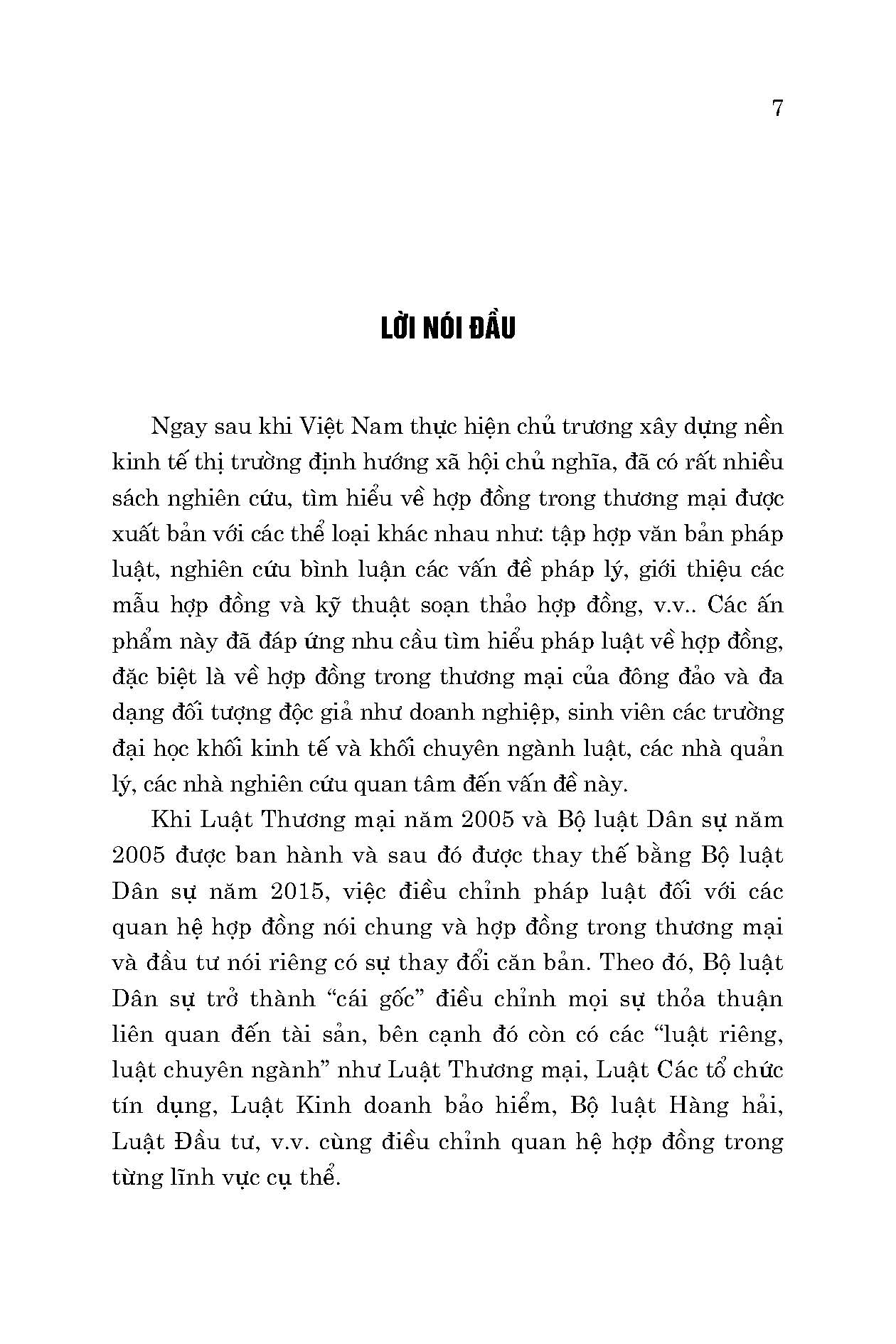 Pháp Luật Về Hợp Đồng Trong Thương Mại Và Đầu Tư - Những Vấn Đề Pháp Lý Cơ Bản (Sách chuyên khảo)