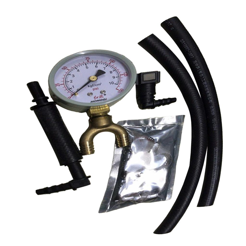Universal Petrol  Fuel Pressure Gauge Tester Pump Diagnostic Tool Kit