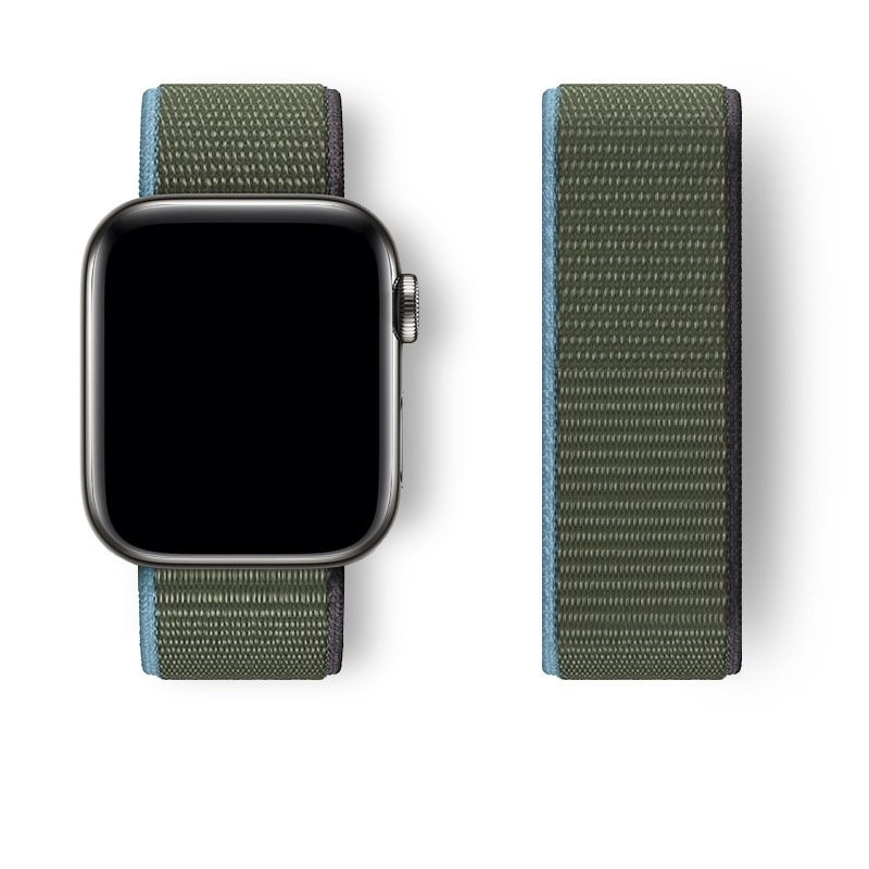 Dây Đeo Sport Loop Kai Dành Cho Apple Watch - Hàng Chính Hãng - 424445Mm - Inverness Green