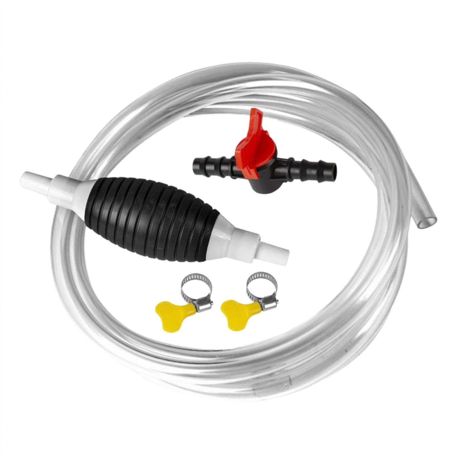Liquid Petrol Portable fuel transfer hose pump 100cm
