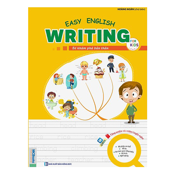 Combo Easy English Writing For Kids (Tặng Kèm Bộ 6 Tập Sách Thiếu Nhi Cùng Gấu Học Tiếng Anh )